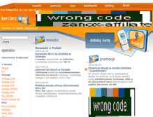 Tablet Screenshot of karciarz.pl